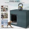 Waterproof Cat House Outdoor Insulation Cat Houses Warm Pet Cats Heating Bed Foldable Portable Waterproof Safety Cats Houses