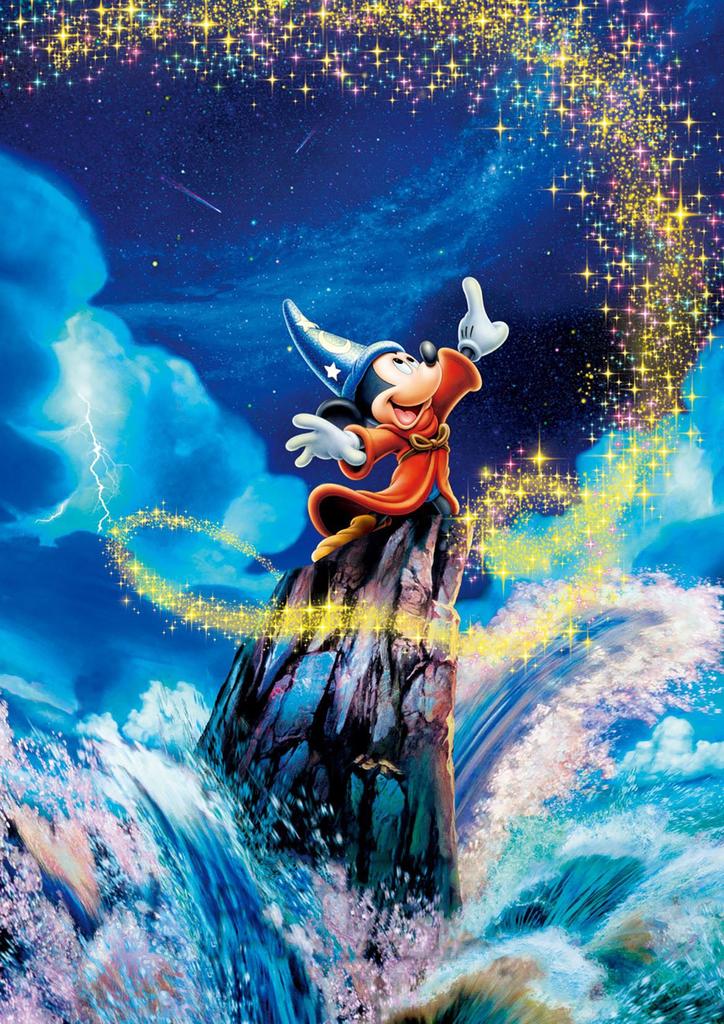 108-piece jigsaw puzzle Disney Fantasia Dream (18.2 x 25.7 cm)