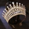Antike Bronze Barockkrone Elegante Antike Griechische Tiara Exquisite Königinnen Tiara Krone Party