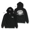 MAN WITH A MISSION 2021 New Year's Sale Merchandise: Zodiac Logo Hoodie (Arch Version), Black X White, Size L