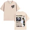 Alvaro Diaz Sayonara Album Grafik T-Shirts Unisex Kleidung Hip Hop Mode Übergroßes Kurzarm-T-Shirt Freizeit-T-Shirts