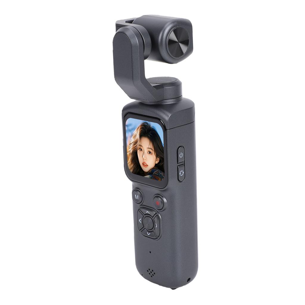 Tragbare Videokamera 4K 64MP WiFi Handheld Vlogging-Kamera Anti-Wackel-Digitaler Videorekorder für Outdoor-Reisen