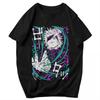 Men T Shirt Anime Jujutsu Kaisen Satoru Gojo Vintage Vintage Summer Y2K Graphic Quality Unisex Tops T Shirts