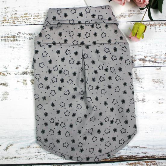 Pet Clothes Unique Pattern Wear-Resistant Polyester Puppy Summer Sweatshirt Pet Outfits for Daily