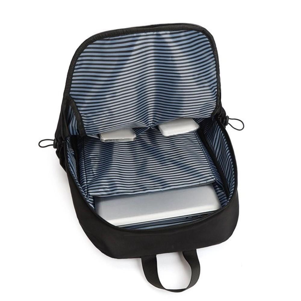 Large Capacity Men Backpack Solid Color Oxford Cloth Backpack Fashion Student Backpack  Travel