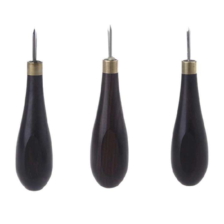 DIY Handmade Gourd Awl Spacing Leather Punch Tool for Handcraft Punching