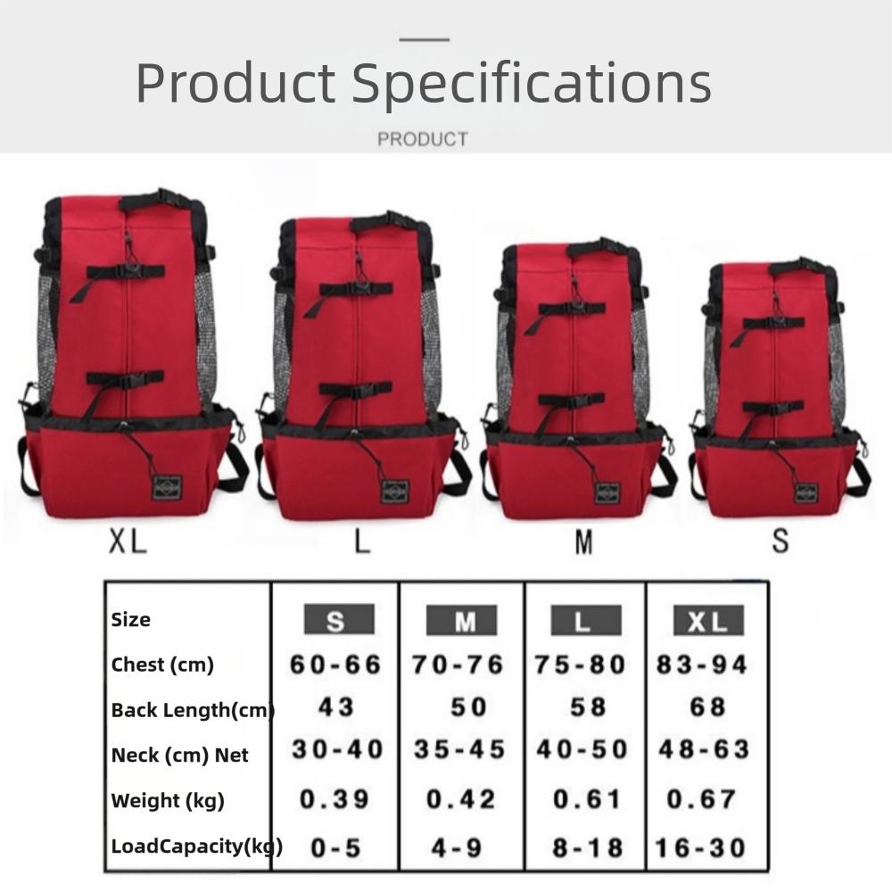 Comfortable Dog Backpack Washable Pet Carrier New Dog Carrier  Outdoor