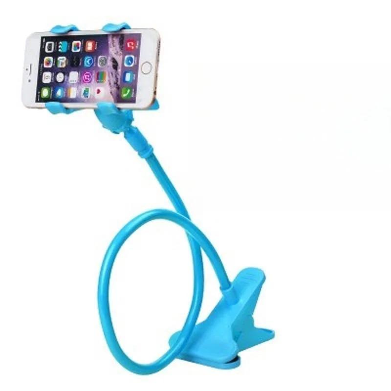 Universal Lazy Bracket Mobile Phone Holder Gooseneck Stand Stents Flexible Bed Desk Table Clip Bracket for Smartphone Holder