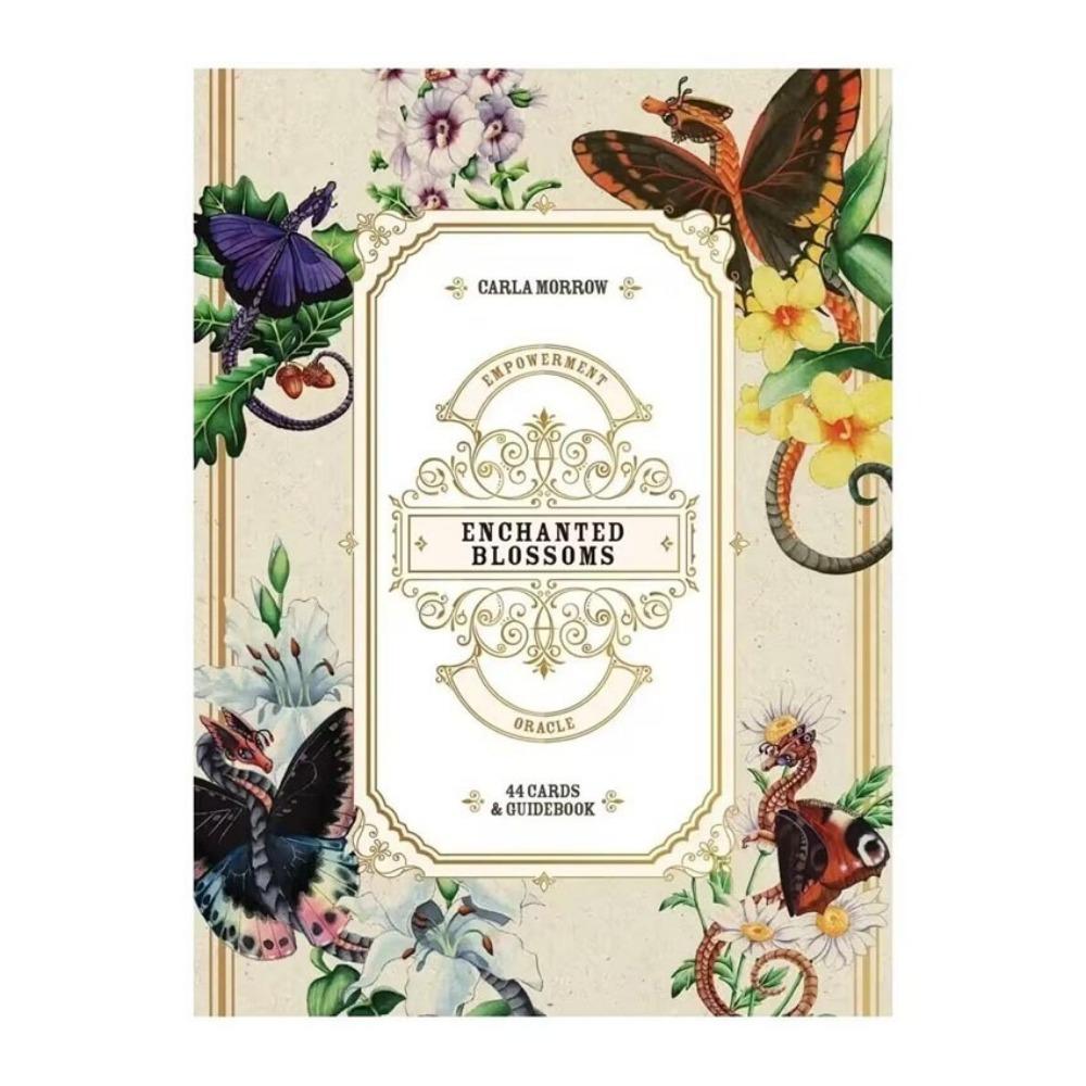 10.4*7.3cm Enchanted Blossoms Empowerment Oracle Cards 44 Pcs Cards