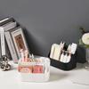 Creative Bamboo & Wood Multifunctional Organizer: Detachable Storage Box for Stationery, Remote, Makeup Brushes, and Pen Holder.