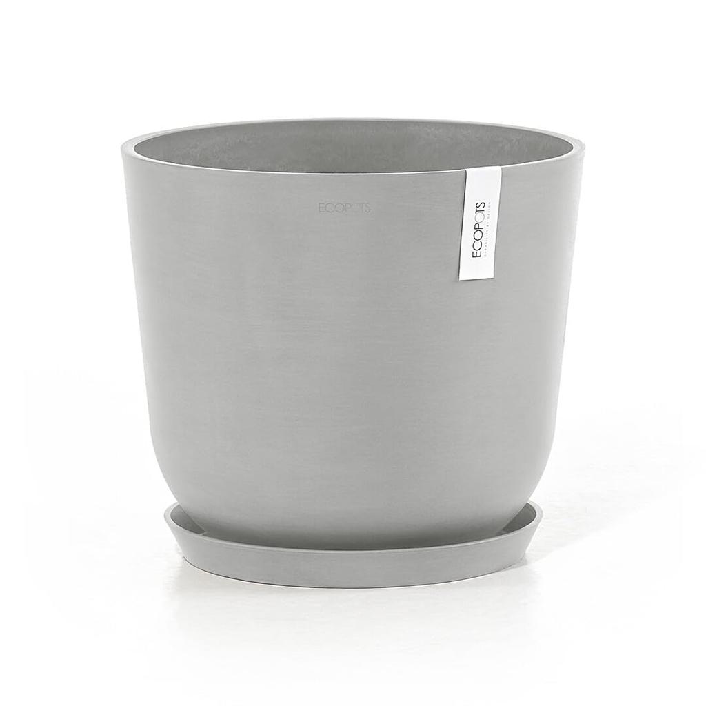 ECOPOTS Oslo Ecopots AND PLANTS White Pot L (4. Gray, (No. 12))