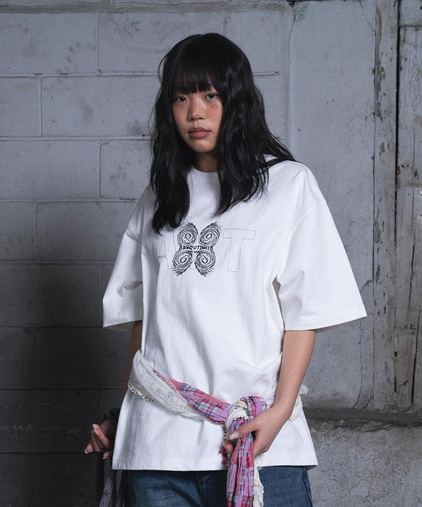Aejyuttingkeumamaindeu Inner Loop T-Shirt_White