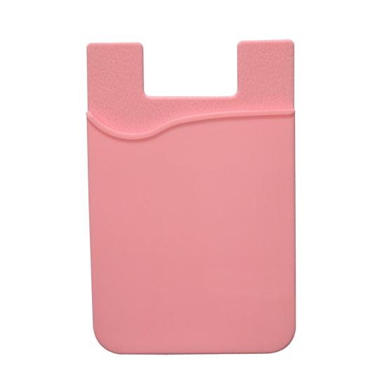 Smart Silicone Mobile Card Stick On Phone Wallet Cash Credit Card Holder Pouch