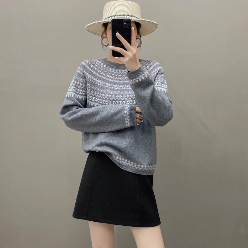 Qinghe 100% Pure Cashmere Women's Sweater - Ultra Soft Luxury Winter Pullover