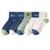 5 Pairs of Men's Summer Thin Breathable Sports Sweat Absorbing and Deodorizing Cotton Socks