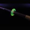 5pcs Fishing Rod Clip Luminous Silicone Rod Stopper O-ring Fishing Accessories