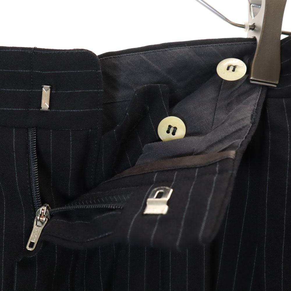 Polo by Ralph Lauren Made in Spain Pinstripe suit Setup 40 Charcoal black Men's Used