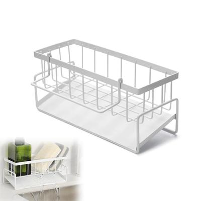 Aieve Sponge Holder Flowing Water Sponge Holder Sponge Rack with Dish Rack Stainless Steel Rust Proof Scrubber Holder Sponge Detergent Holder Drainer