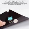 10PCS Soft Magnet Sheet Flexible 0.5mm Thickness A4 Size Black Rubber Cuttable Magnetic Sheet for Cutting Die