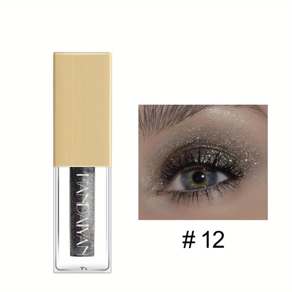 Not Easy To Smudge Eye Shadow Color Show Sequin Pearlescent Eye Shadow Liquid Coloring Liquid Glitter Eye Shadow Long-lasting Shimmer Makeup