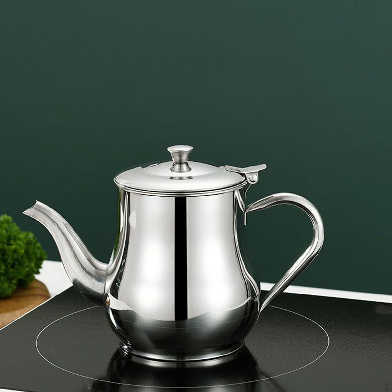 

Многоцелевая канистра из нержавеющей стали для хранения масла для дома и ресторана 70oz