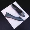 Spring new versatile flat shoes women's soft sole shallow mouth pointed single shoes soft leather four seasons ladyshoes black work shoes