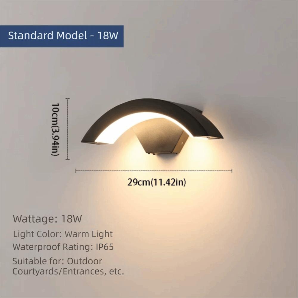 Modern Design LED Wall Lamp Waterproof Induction Waterproof Wall Light Motion Sensor LED Intelligent Induction Lamp Corridor