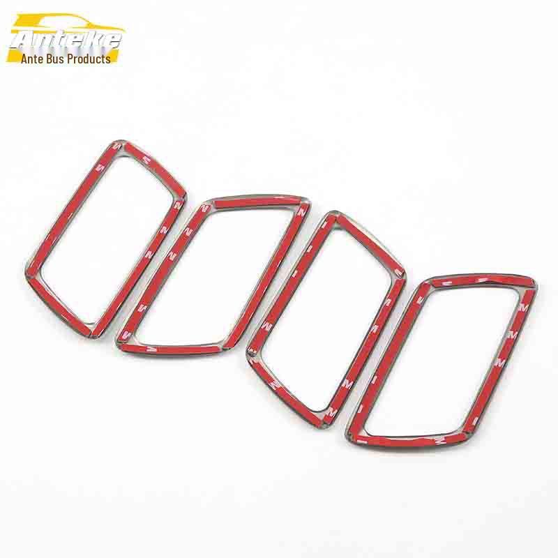 Förvaringslåda för dörrkant i rostfritt stål & dekorativt klistermärke för Equinox