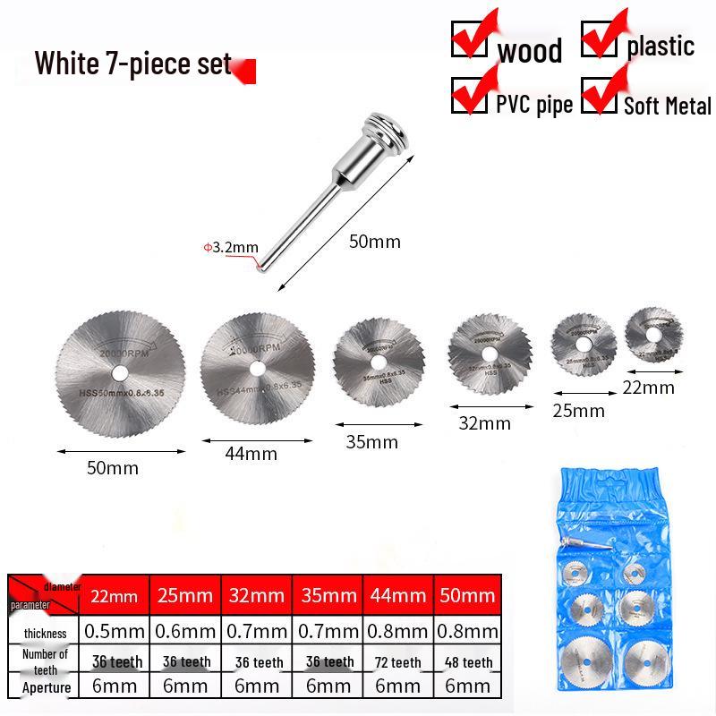 HSS High-Speed Steel Mini Circular Saw Blades for Woodworking and Metal Cutting