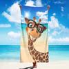 Exotischer Blumendruck Weiches Mikrofaser-Badetuch Groß Wasserabsorbierend Für Strand und Surfen