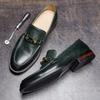Business Casual Dress Leather Shoes Commuting Daily Soft Sole Soft Surface Top Cowhide Loafers Fashion Trend