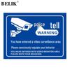 BELIK Video Surveillance Warning Sign