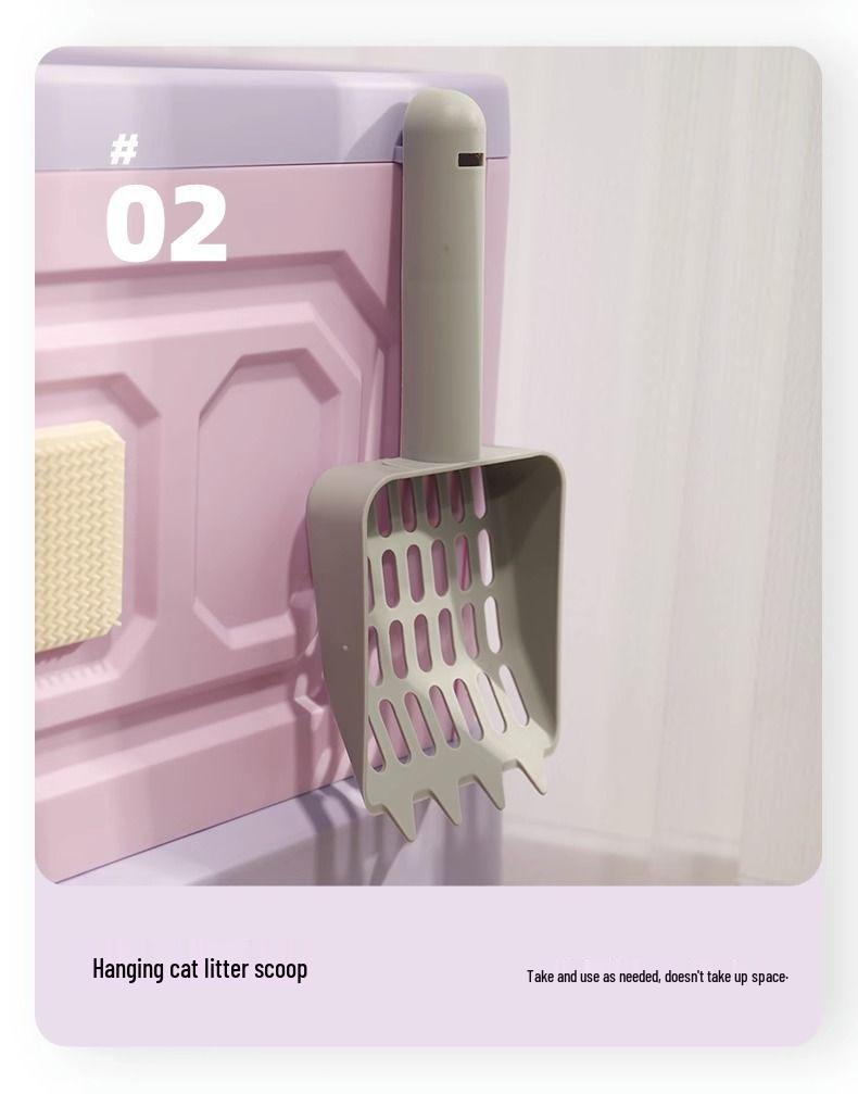 Pull-Out Cat Litter Box with Odor-Blocking Drawer and Full Enclosure