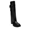 ZA2025 New High-heeled British Style Knight Boots Women's Thick-soled Thin High Boots Thick-heeled Round Head But Knee Boots