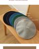 High-Quality Australian Wool Beret: Anti-Pilling, Korean Style, Solid Color, Retro Painter Hat for Girls