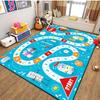 15 Size Snakes and Ladders Game Pattern Rug Carpets for Bedroom Living Room Mat Creative Door Mat Dressing Room Rugs Play Mats