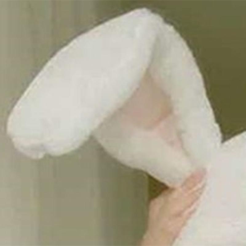Bunny Hat Warm Plush Ears Cute Decoration Costume Bunny Hat for Women Men Halloween Easter White