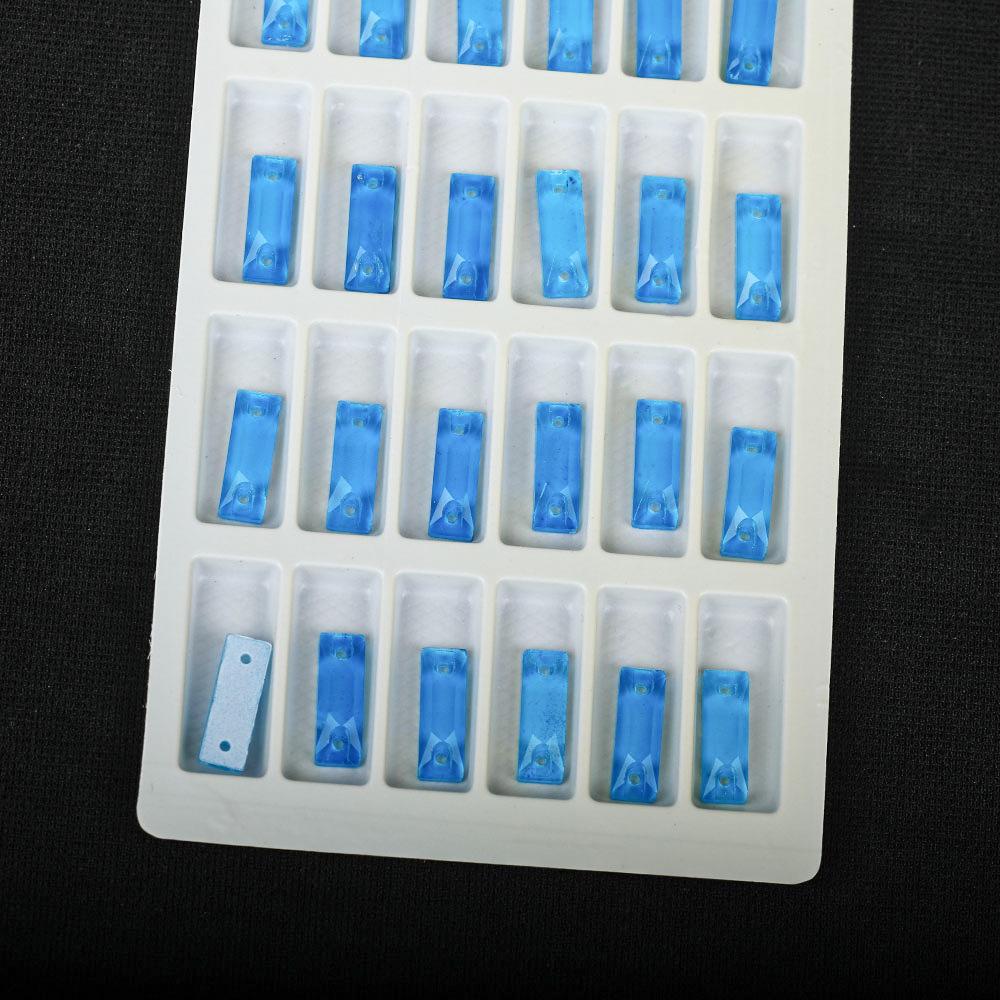 

Длинная ручная дрель с плоской пряжкой из флуоресцентного стекла, двойное отверстие для страз, плоскодонное сверло для самостоятельного изготовления аксессуаров, комплект материалов 5 * 15Mm 24pcs/bag темно-синий