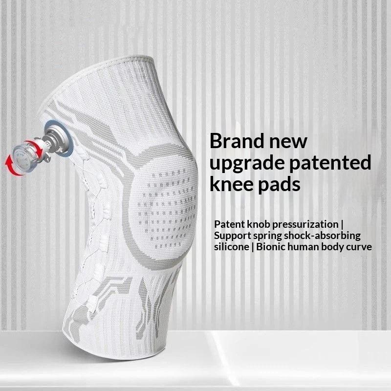 Smart Knob Knee Brace Lateral Stabilizer Patella Gel Pad Compression Support for Meniscus Tear Pain Relief