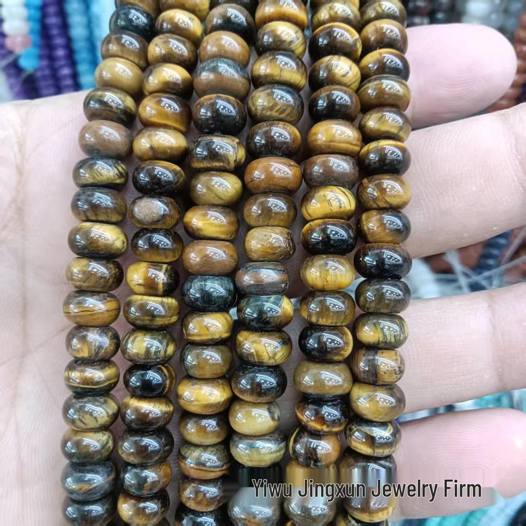 100 Natural Stone 5x8mm Abacus Beads for Jewelry Making – Bracelets & Necklaces