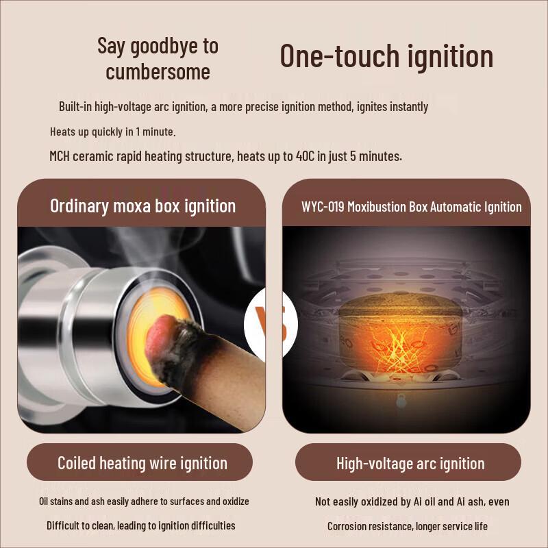 WayourCare Smart Electronic Moxibustion Box CN plug (adapter included)