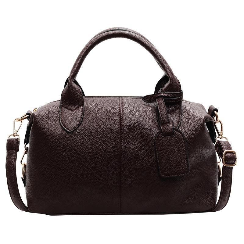 1pcs Fashion Retro PU Leather Shoulder Bag Large Capacity Outdoor Travel Casual Commute Handbag Crossbody Bag