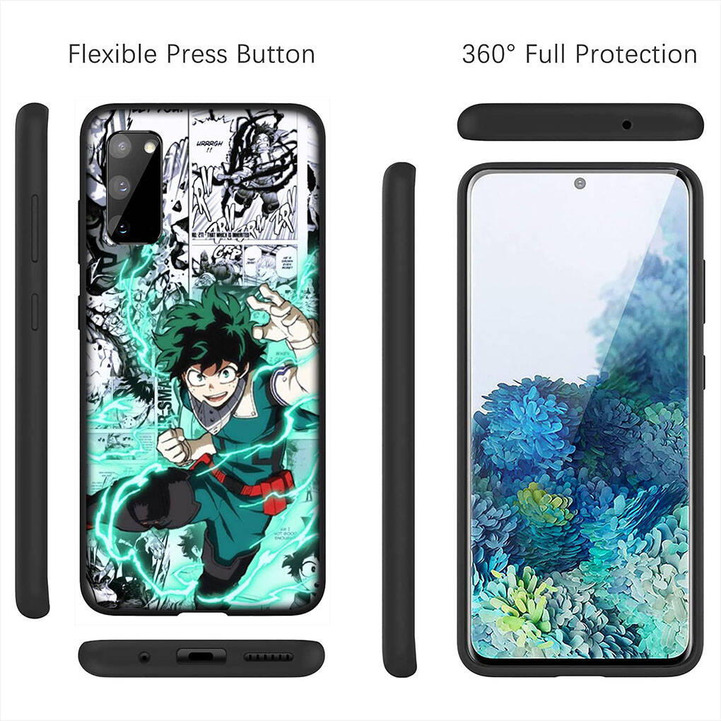 for Motorola Moto Edge 70 60 50 G54 G86 Samsung Galaxy S25 iPhone 17 16 15 Xiaomi Redmi Note 14 13 Pro Max Phone Case Cartoon My Hero Academia Cover