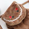 2026 Velvet Gingerbread Christmas Pet Hoodie Transformation Clothes Malzis Autumn and Winter Festival Warm Traction Hoodie