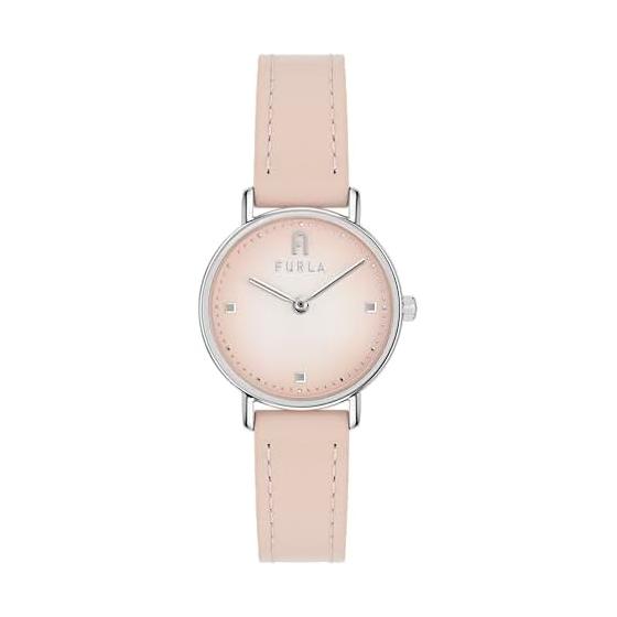 [FURLA] Женские часы Furla Net WW00053008L1 Кварцевые Ежедневная водозащита Минеральное стекло Розовый циферблат Нержавеющая сталь [Параллельный импорт]