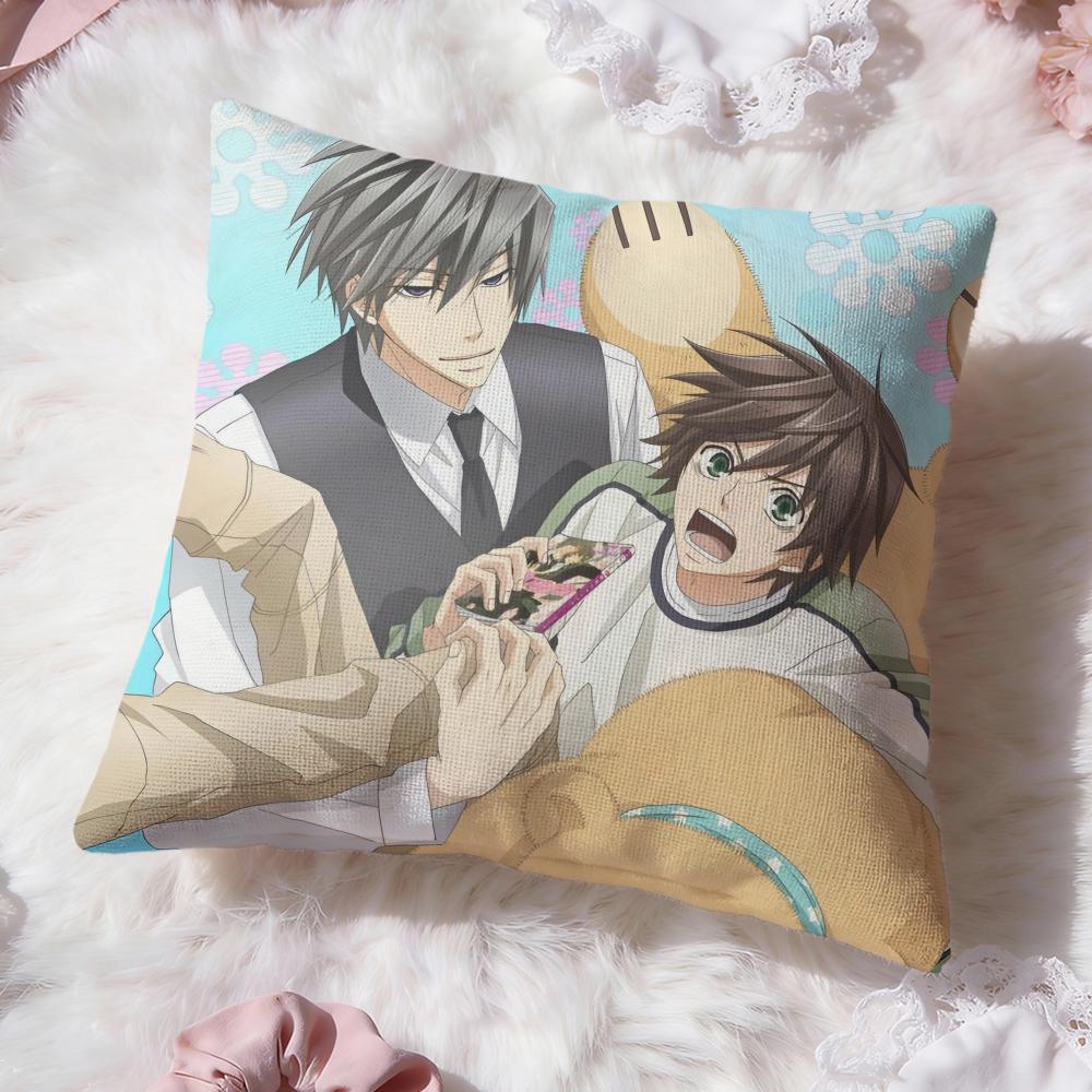 j-Junjou Romantica Cushion Cover Premium Comfort Reversible Pillow Cove -Two in One Design for Any Room & Car Interior