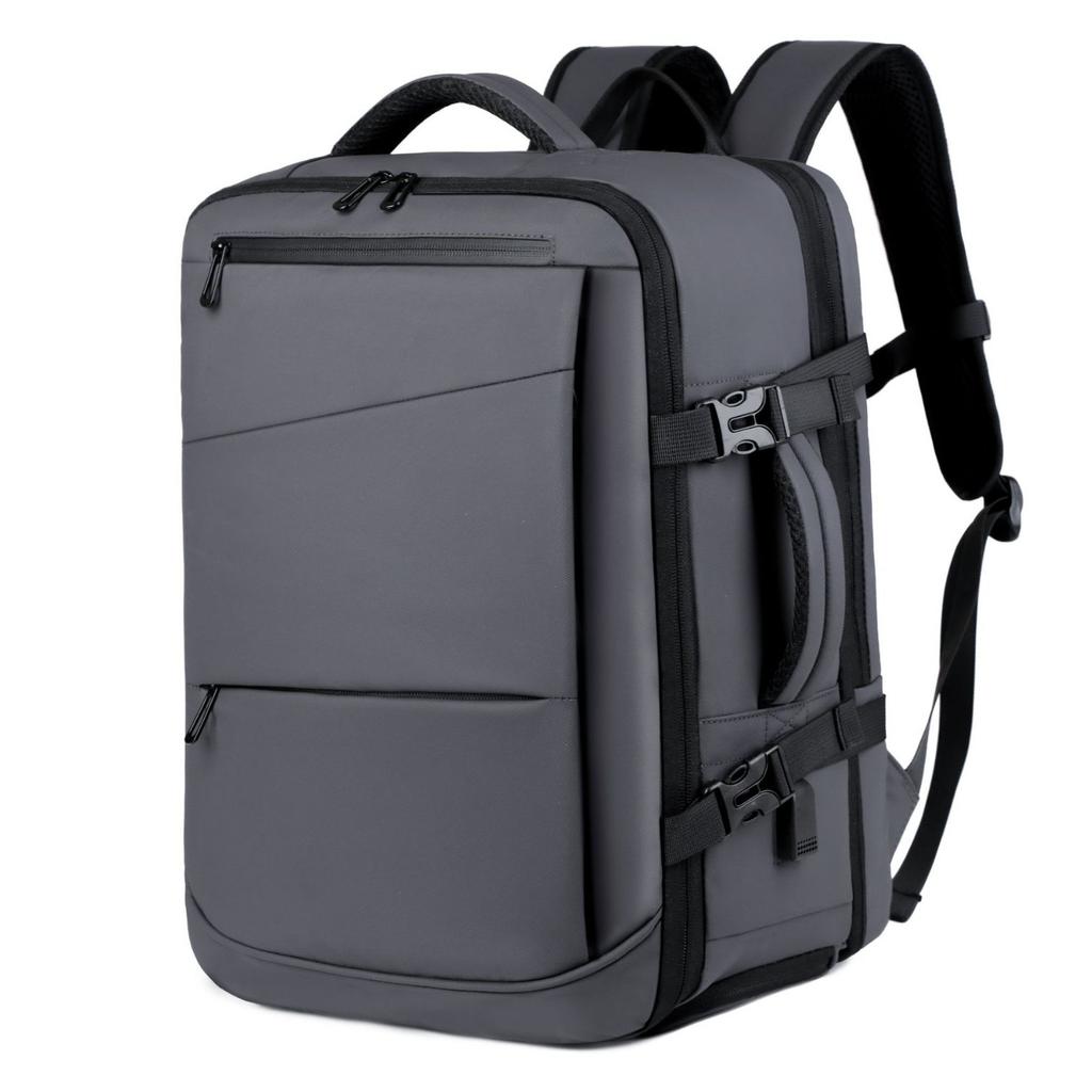 Schoolbag Men's Backpack Business Style High-end Multi-layer Computer Bag Casual Large Capacity Expansion Business Travel Backpack Men