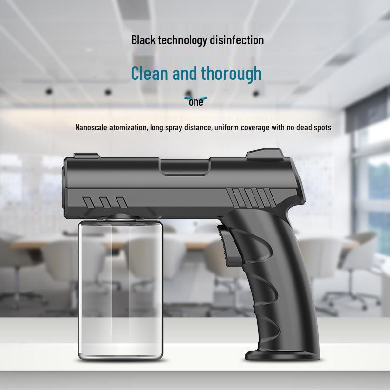 Wireless Blue Light Disinfection Spray Gun - Electronic Household Sterilizer