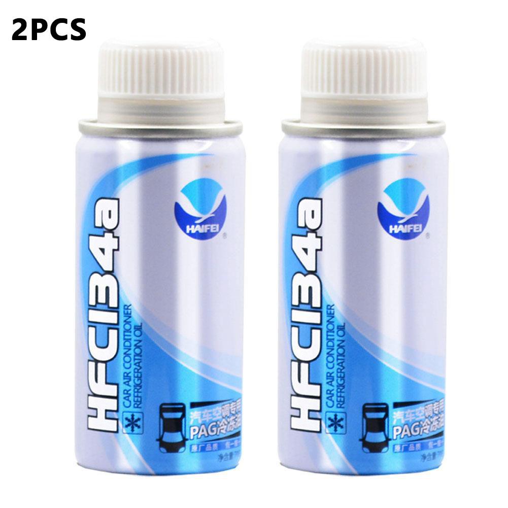 

2/3/4/5PCS Refrigerantion Oil Lubricant For R134a Enhanced Cooling Performance Compressor Anti Wear Noise Reduction Car Tools