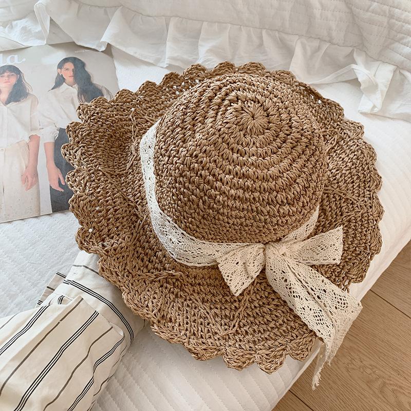 

Бохо развевающаяся тесьма крючком шляпа от солнца ретро однотонная соломенная шляпа с узлом веревки складная дорожная пляжная шляпа женская повседневная летняя шляпа для отдыха на природе хаки